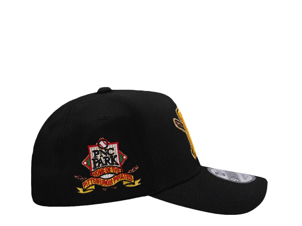 New Era Pittsburgh Pirates PNC Park Black Prime Edition 9Forty A Frame Snapback Cap