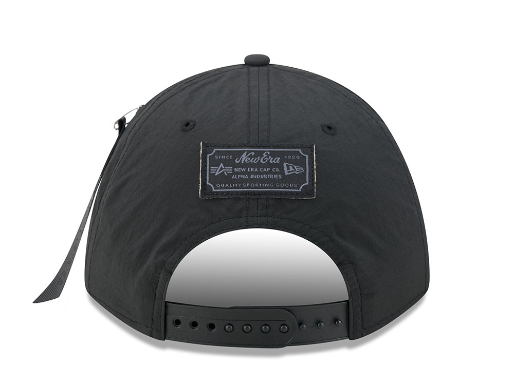 New Era Alpha Industries Los Angeles Dodgers Black Prime Edition 9Forty M Crown A Frame Snapback Cap