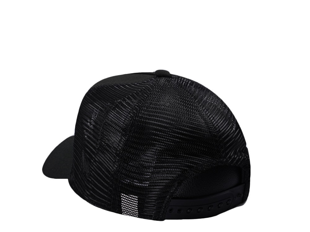 New Era Detroit Red Wings Black Prime Edition 9Forty A Frame Trucker Snapback Cap