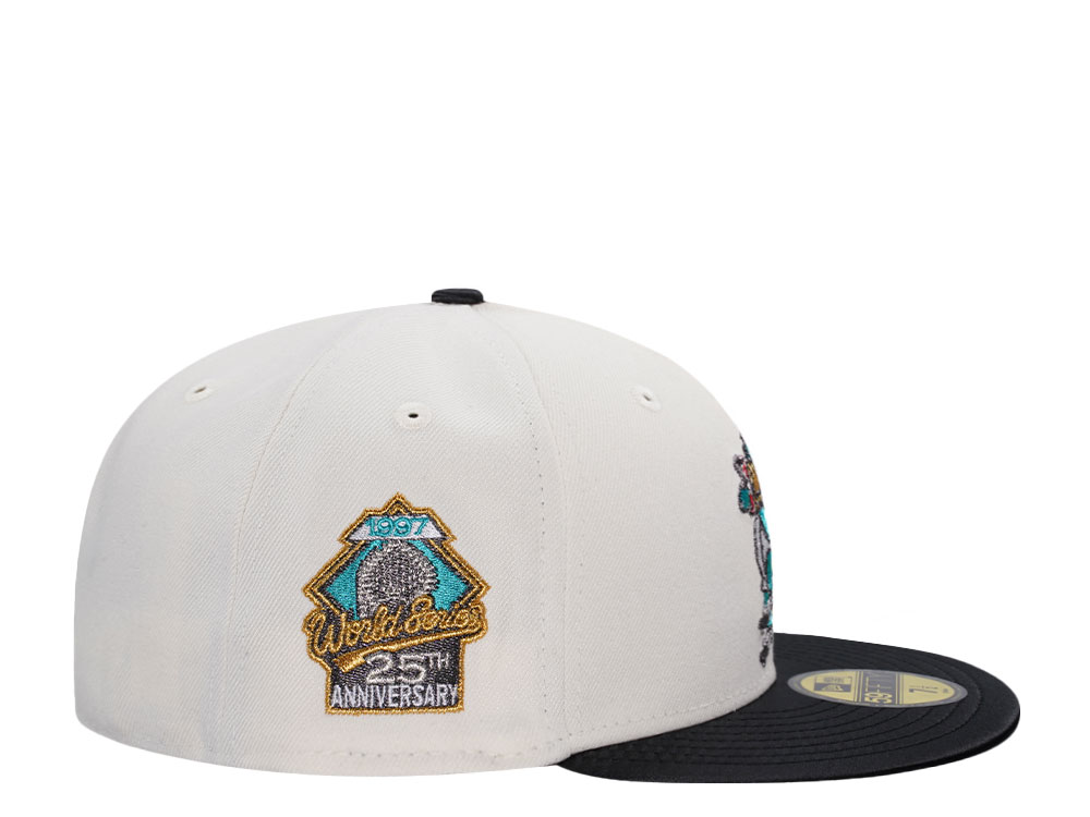 New Era Miami Marlins World Series 1997 Chrome Satin Brim Edition 59Fifty Fitted Cap