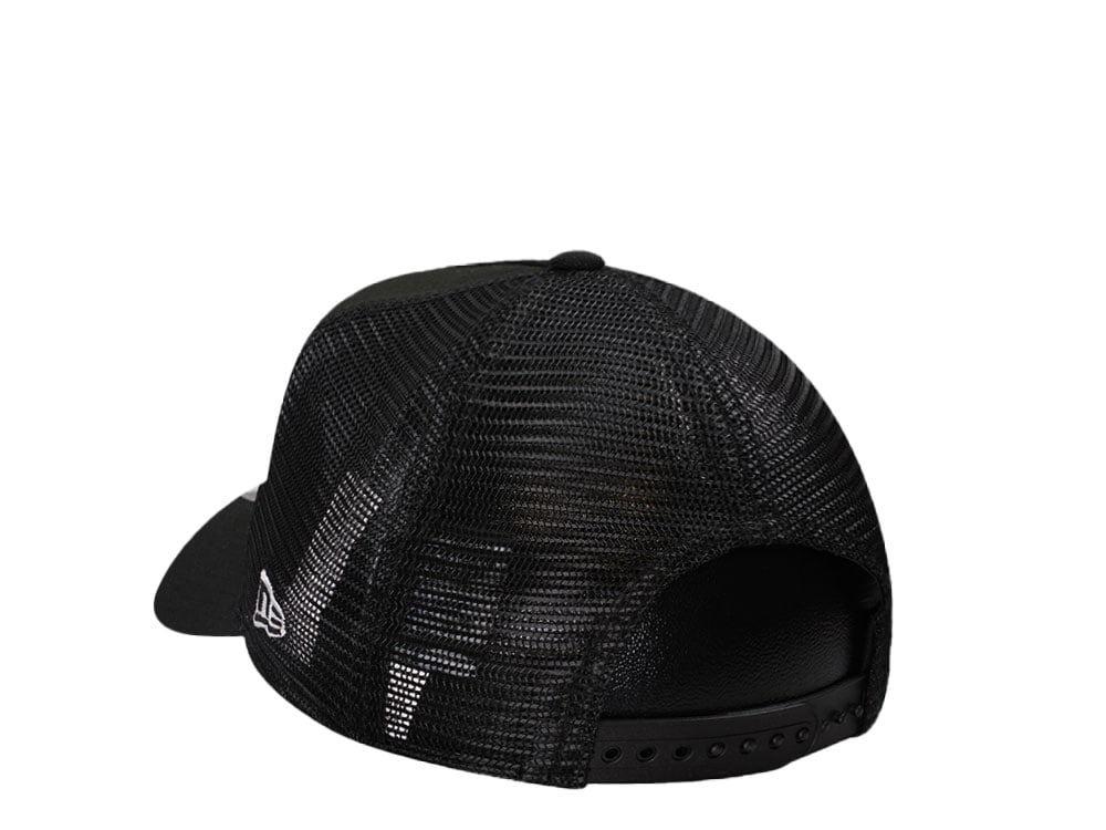 New Era San Francisco Giants Black Trucker A Frame 9Forty Snapback Cap