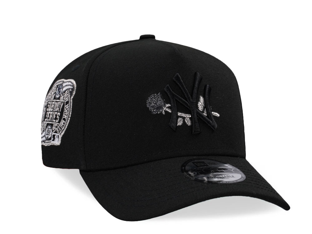 New Era New York Yankees Black Rose Subway Series 2000 9Forty A Frame Snapback Cap