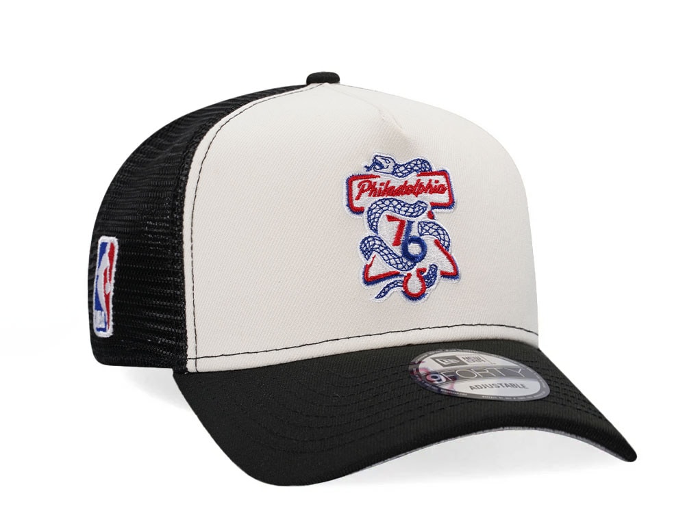 New Era Philadelphia 76ers Classic Two Tone Edition Trucker 9Forty A Frame Snapback Cap