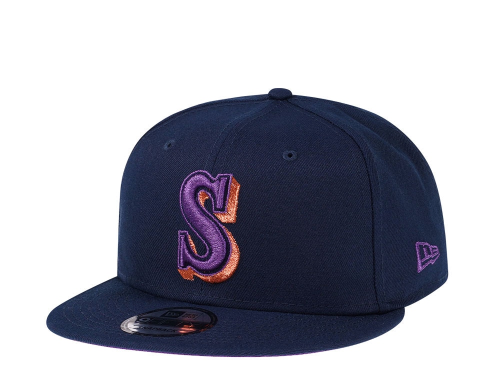 New Era Seattle Mariners Purple Copper Edition 9Fifty Snapback Cap