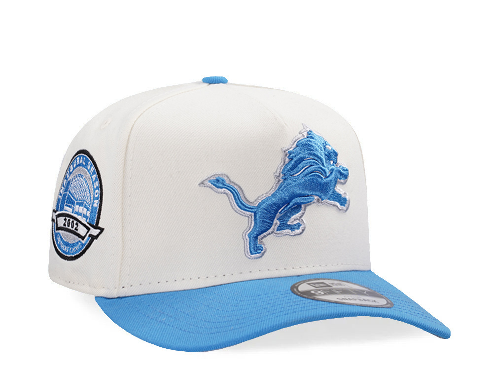 New Era Detroit Lions Inaugural Season Chrome Two Tone Edition 9Fifty A Frame Snapback Cap