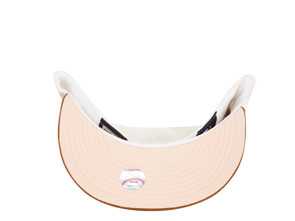 New Era Florida Marlins World Series 2003 Cream Peach Copper Two Tone Edition 59Fifty Fitted Cap
