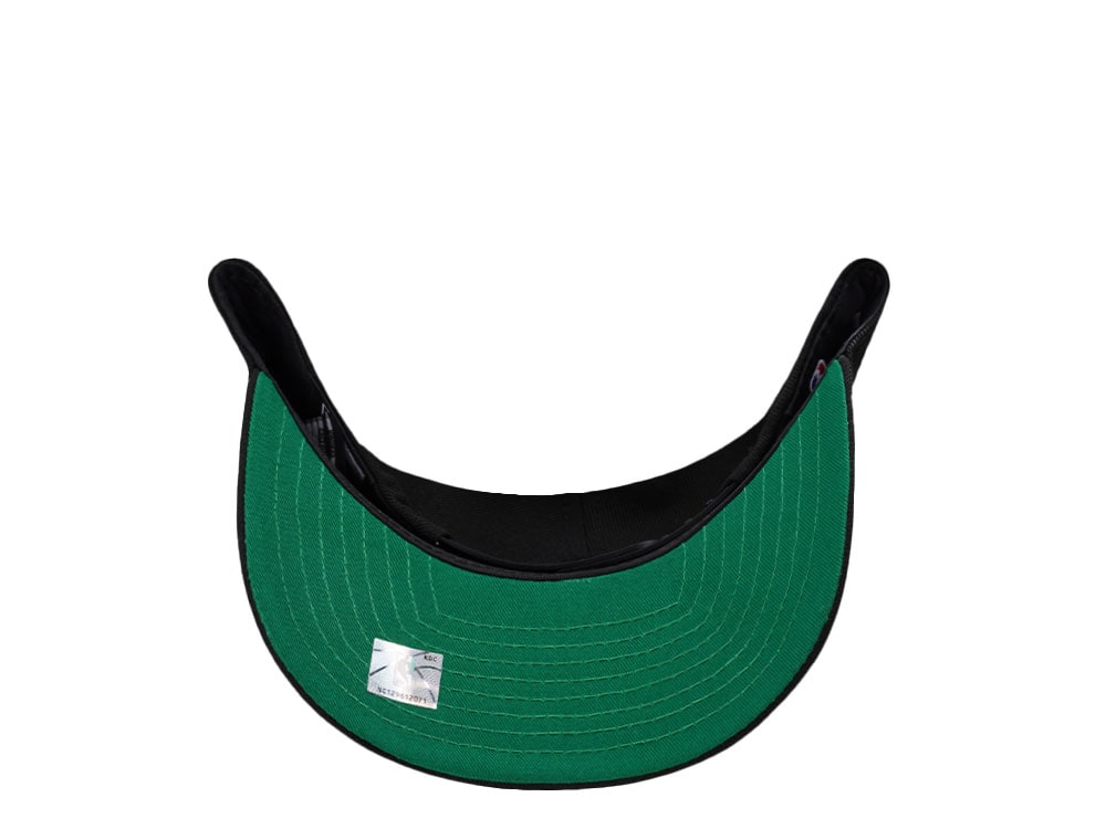 New Era Boston Celtics Black Throwback Edition 9Fifty A Frame Snapback Cap