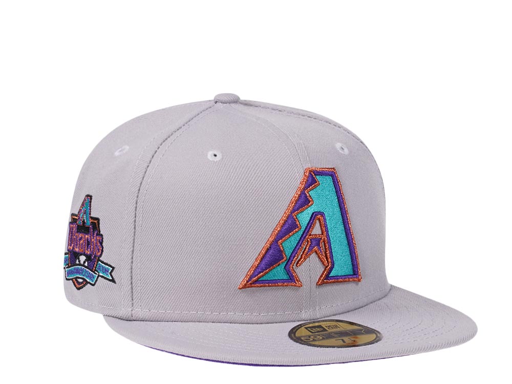New Era Arizona Diamondbacks 10th Anniversary Fresh Gray  Edition 59Fifty Fitted Cap