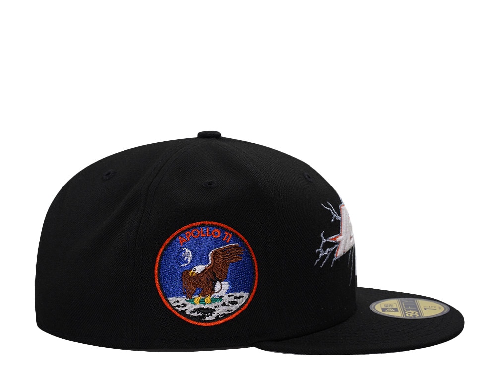 New Era Houston Astros Apollo Black Prime Edition 59Fifty Fitted Cap