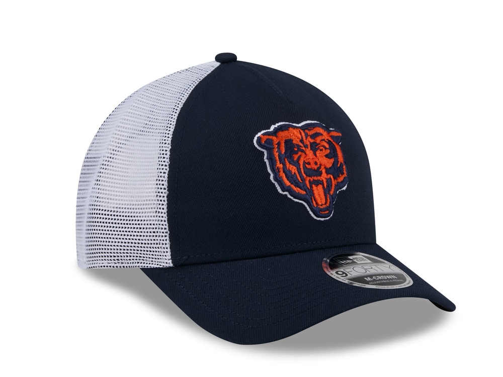 New Era Chicago Bears Official Team Color Edition 9Forty M Crown A Frame Trucker Snapback Cap