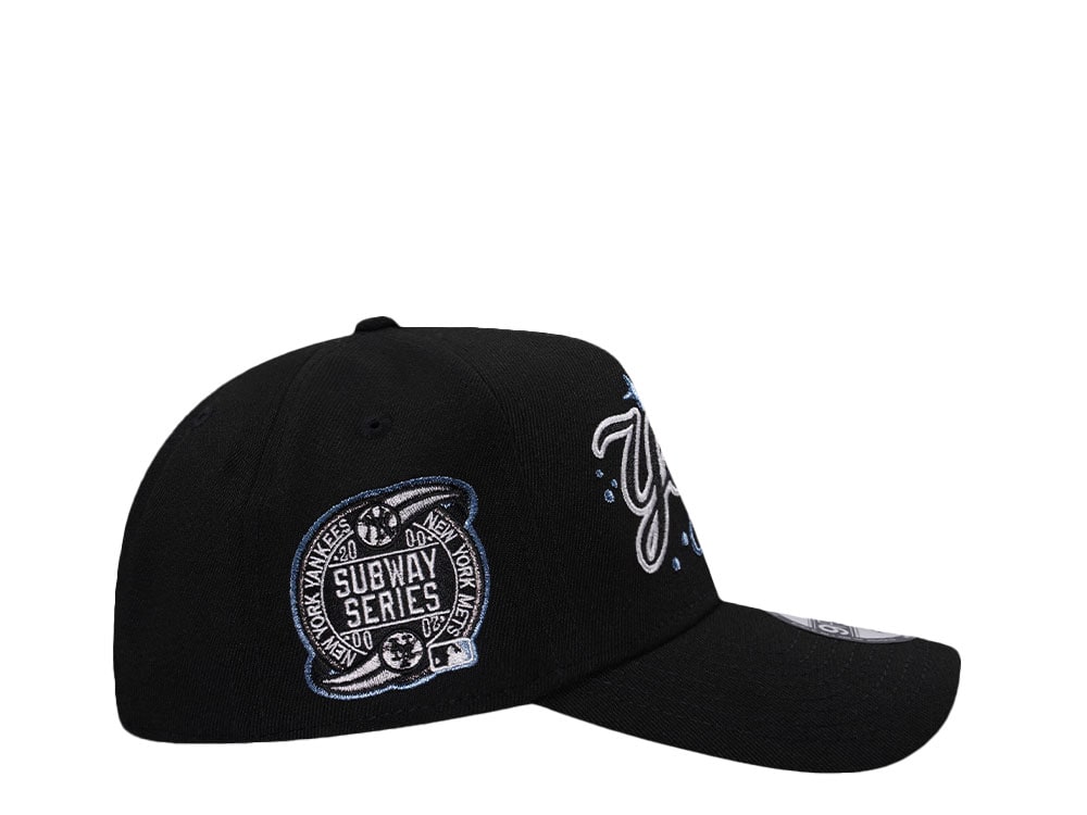 New Era New York Yankees Subway Series 2000 Space Script Black Prime Edition 9Forty A Frame Snapback Cap