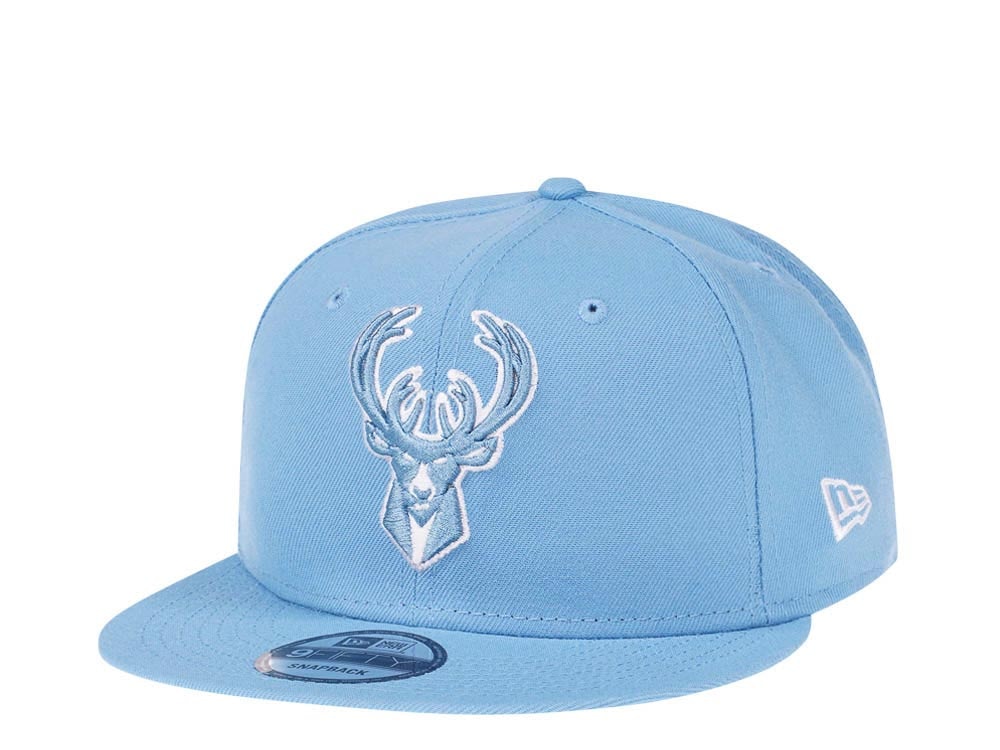 New Era Milwaukee Bucks Sky Edition 9Fifty Snapback Cap