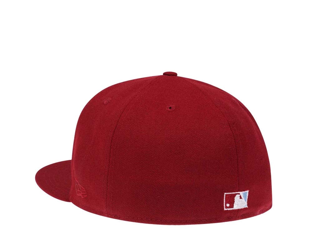 New Era Toronto Blue Jays 30th Season Smooth Red Glacier Blue Paisley Edition 59Fifty Fitted Cap