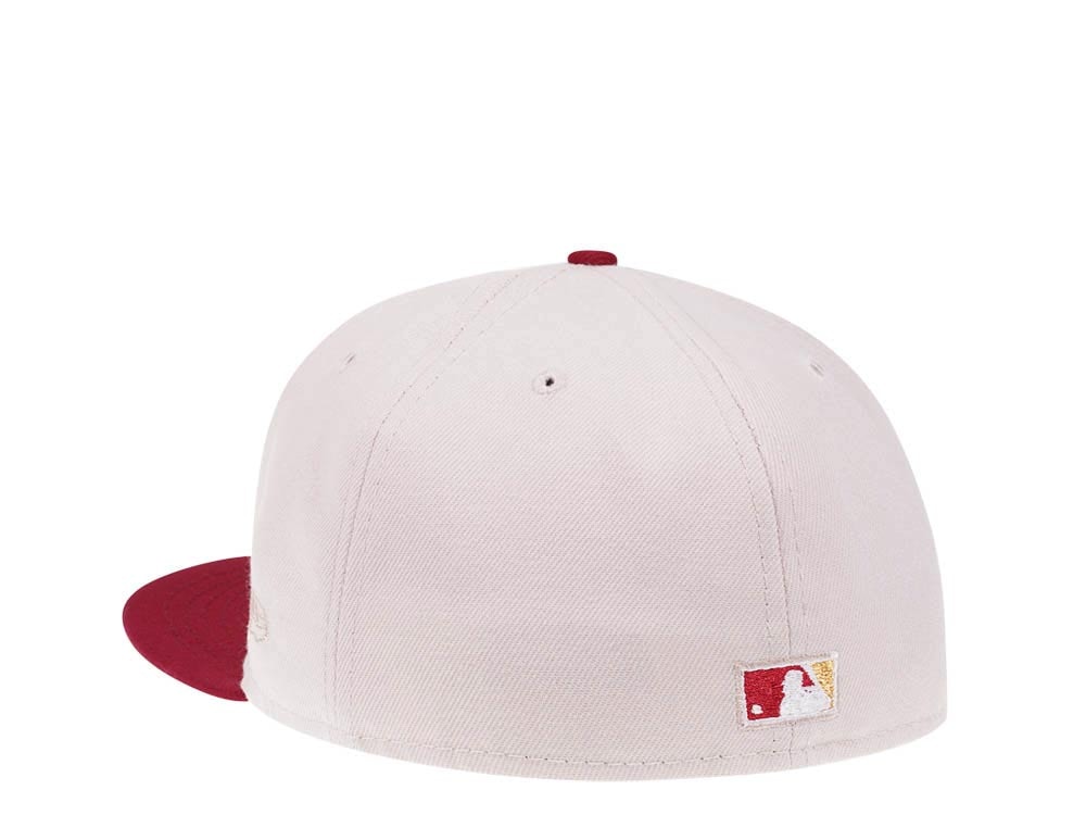 New Era St. Louis Cardinals 100th Anniversary Vintage Stone Two Tone Throwback Edition 59Fifty Fitted Cap