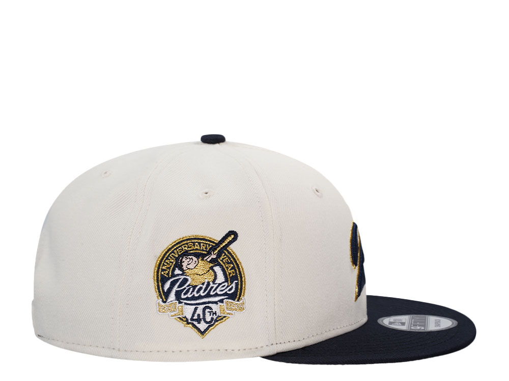 New Era San Diego Padres 40th Anniversary Chrome Two Tone Edition 9Fifty Snapback Cap