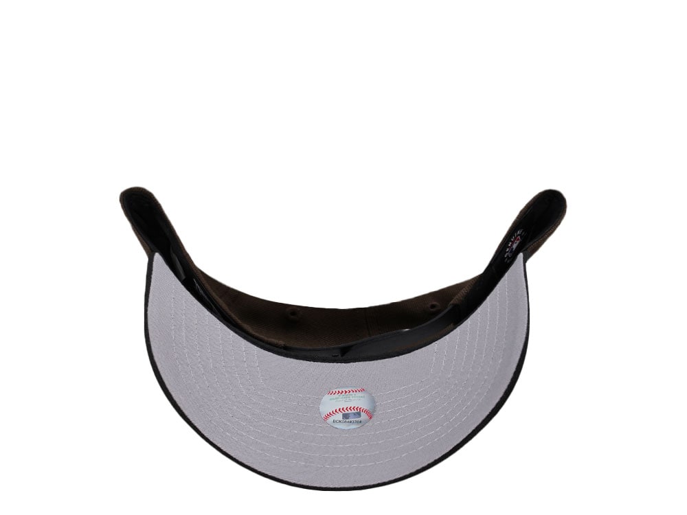 New Era Boston Red Sox Coffee Black Two Tone Edition 9Forty A Frame Snapback Cap
