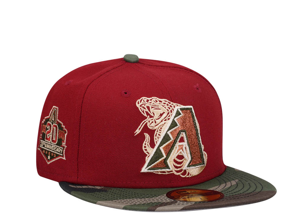 New Era Arizona Diamondbacks 20th Anniversary Brick Camo Two Tone Edition 59Fifty Fitted Cap