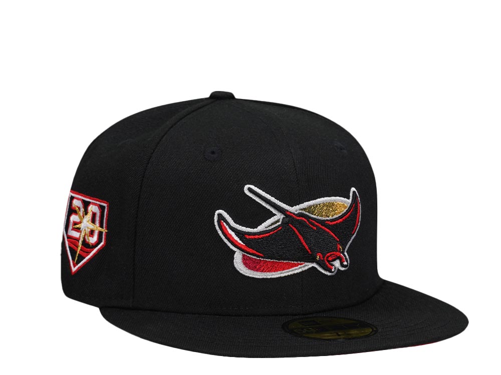 New Era Tampa Bay Rays 20th Anniversary Black Edition 59Fifty Fitted Cap