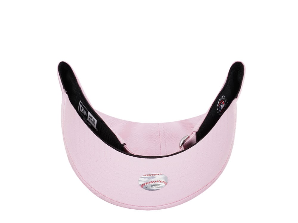 New Era New York Yankees Pink White Womens 9Twenty Strapback Cap