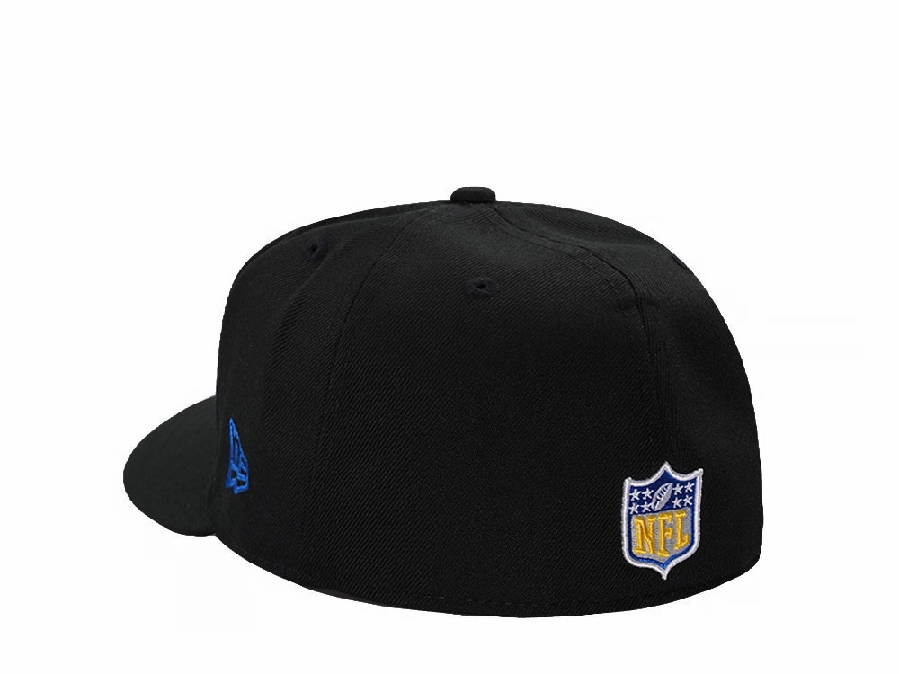 New Era Los Angeles Rams Black Classic Edition Pre Curved 59Fifty Fitted Cap