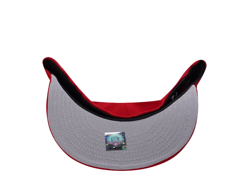 New Era Northwestern Arkansas Growlin' Chickens Scarlet Prime Edition 59Fifty Fitted Cap