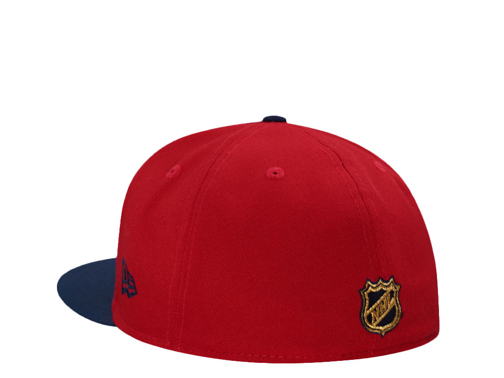New Era Washington Capitals All Time Goals Ovechkin Red Two Tone Edition 59Fifty Fitted Cap