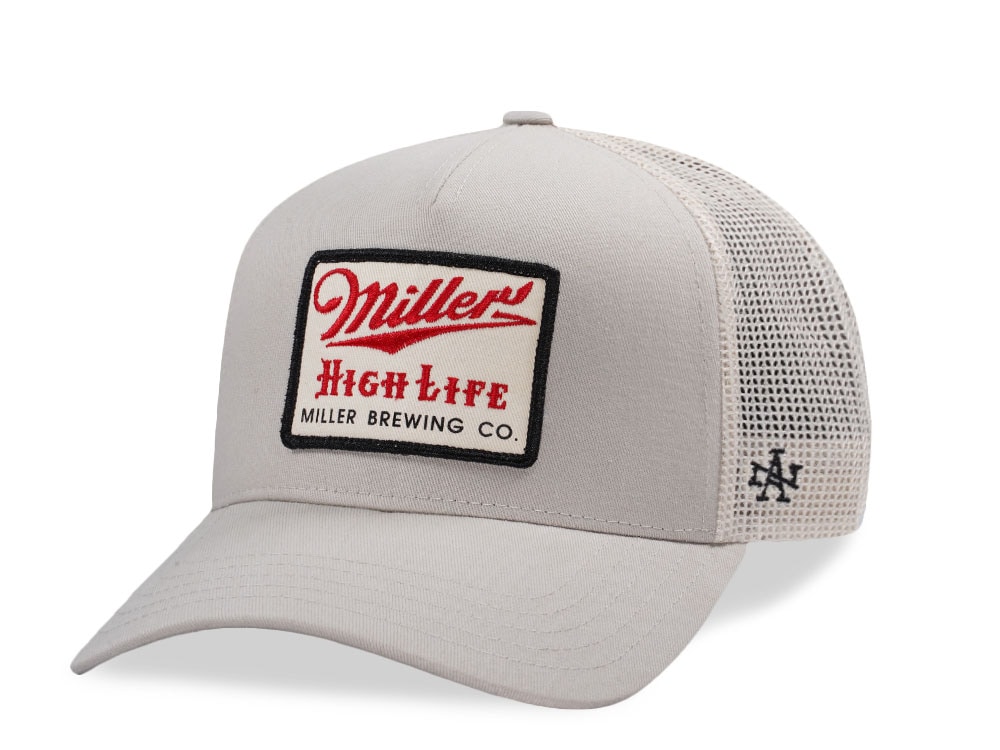 American Needle Miller High Life Stone Valin Edition Trucker Snapback Cap