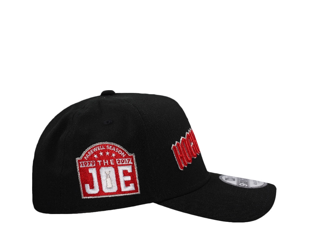 New Era Detroit Red Wings Farewell Black Prime Edition 9Forty A Frame Snapback Cap