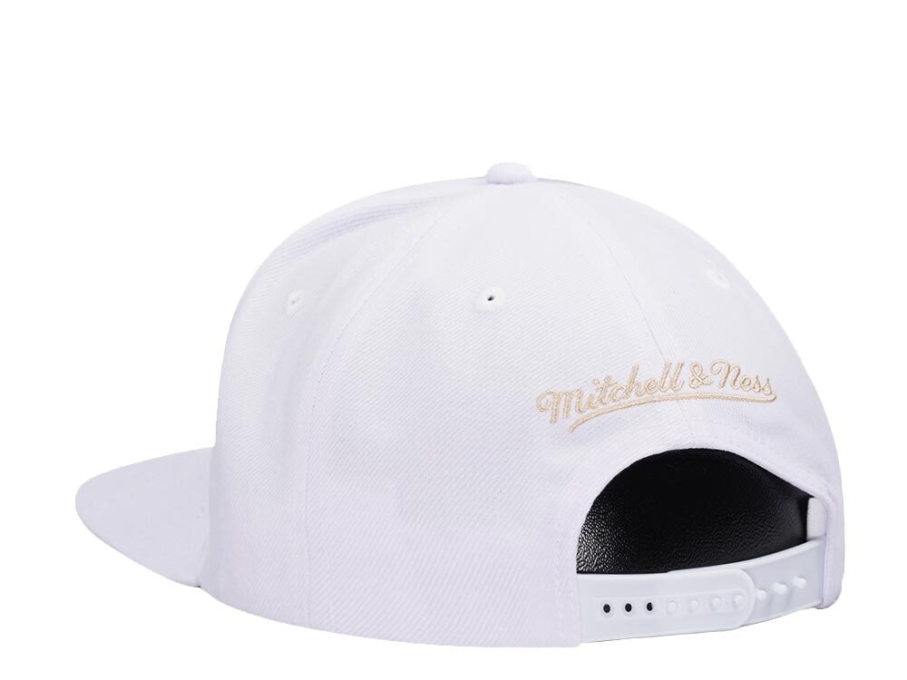 Mitchell & Ness San Antonio Spurs 40th Anniversary Winter White Hardwood Classic Snapback Cap