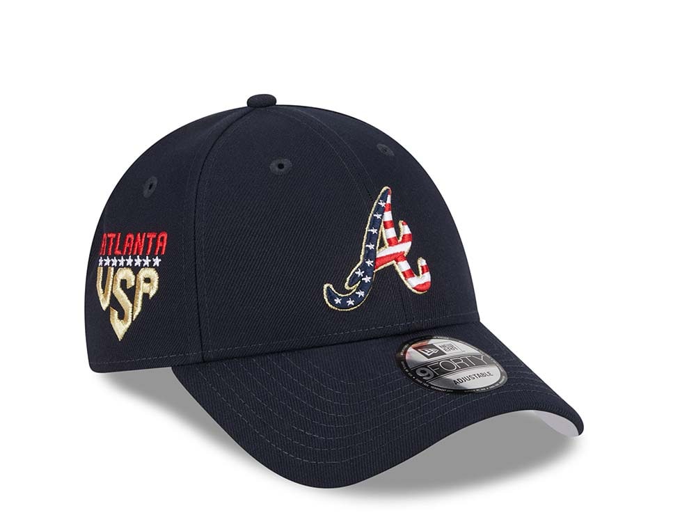 New Era Atlanta Braves 4th of July 23 9Forty Stretch Snapback Cap