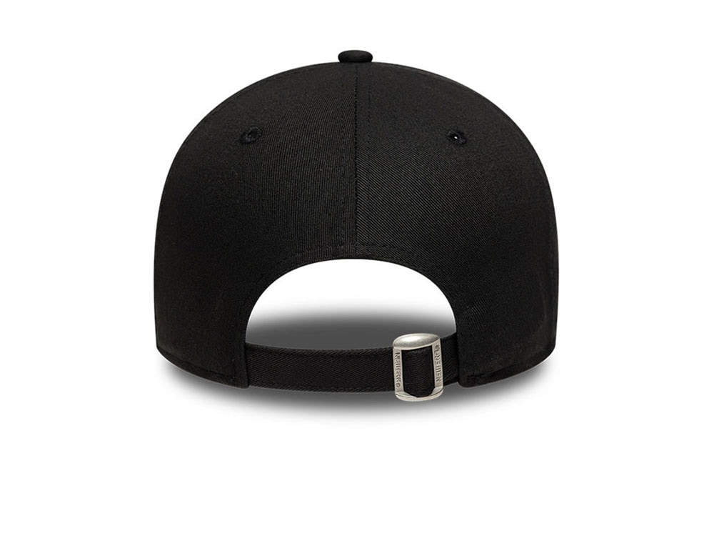 New Era Atlanta Braves Faux Pony Infill Black 9Forty Strapback Cap