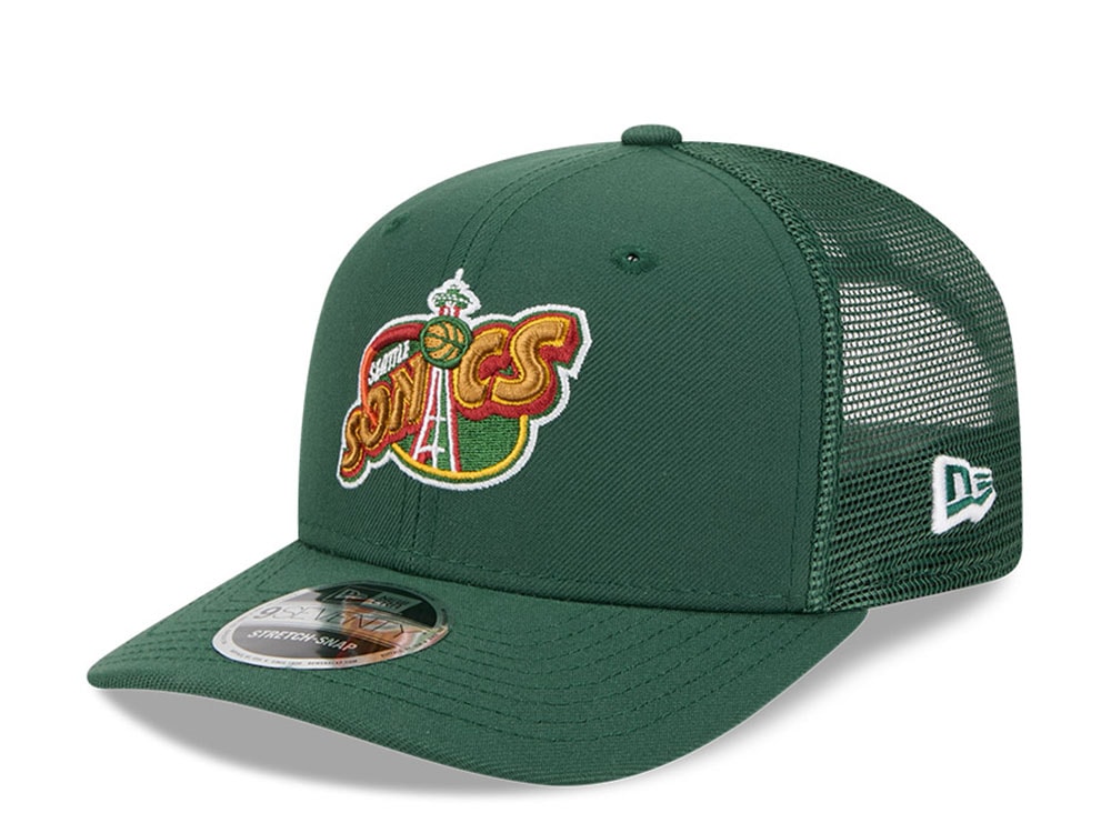 New Era Seattle Supersonics Logo HWC Edition 9Seventy Trucker Snapback Cap