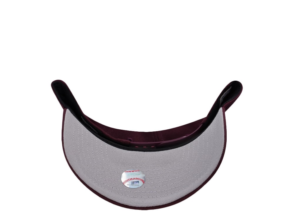 New Era Florida Marlins 25th Anniversary Maroon Prime Edition 9Forty A Frame Snapback Cap