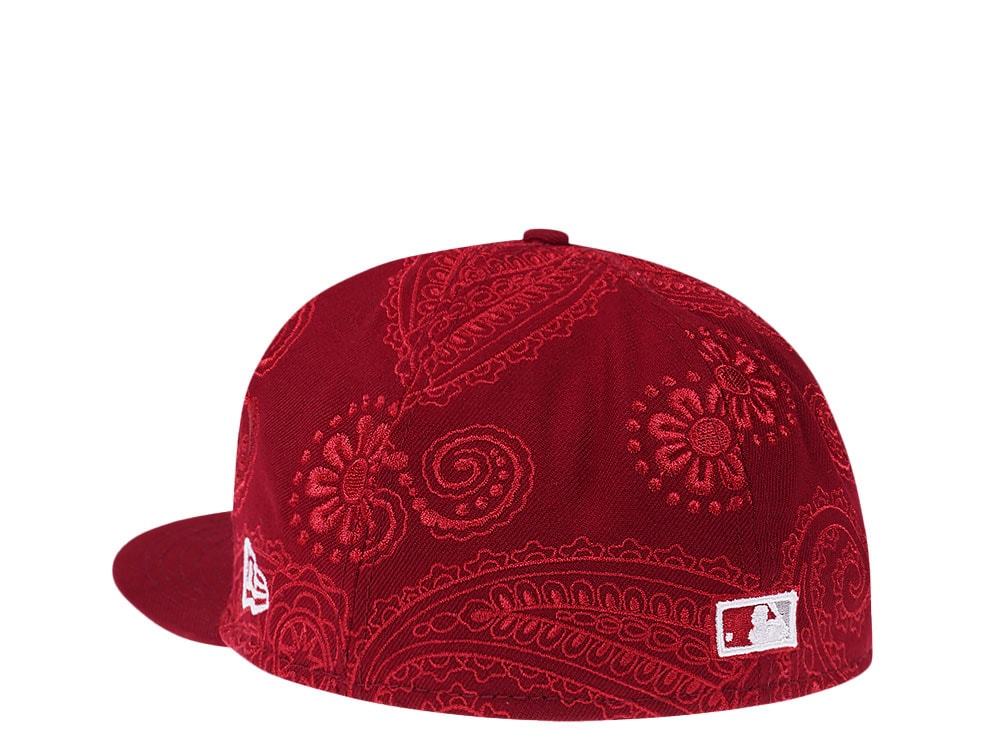 New Era Philadelphia Phillies Maroon MLB Swirl 59Fifty Fitted Cap