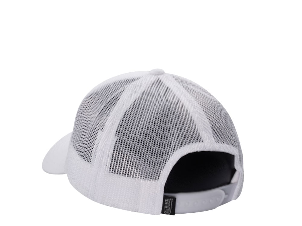 Von Dutch Oval Patch White Trucker Snapback Cap