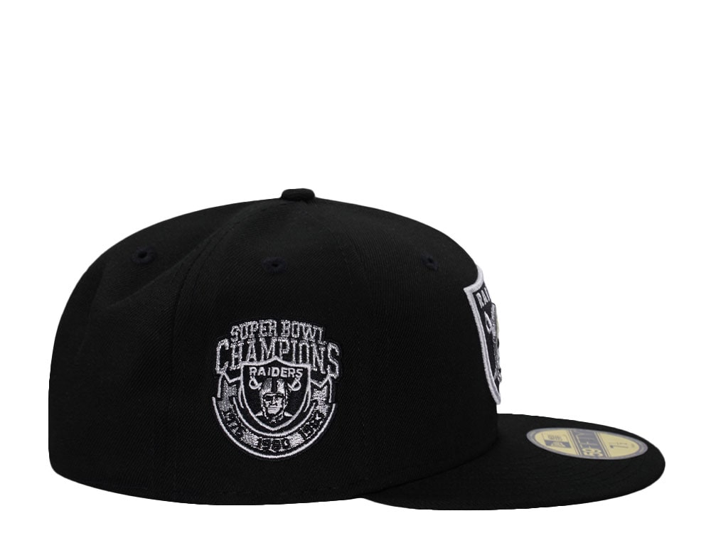 New Era Las Vegas Raiders Super Bowls Champions Black Prime Edition 59Fifty Fitted Cap