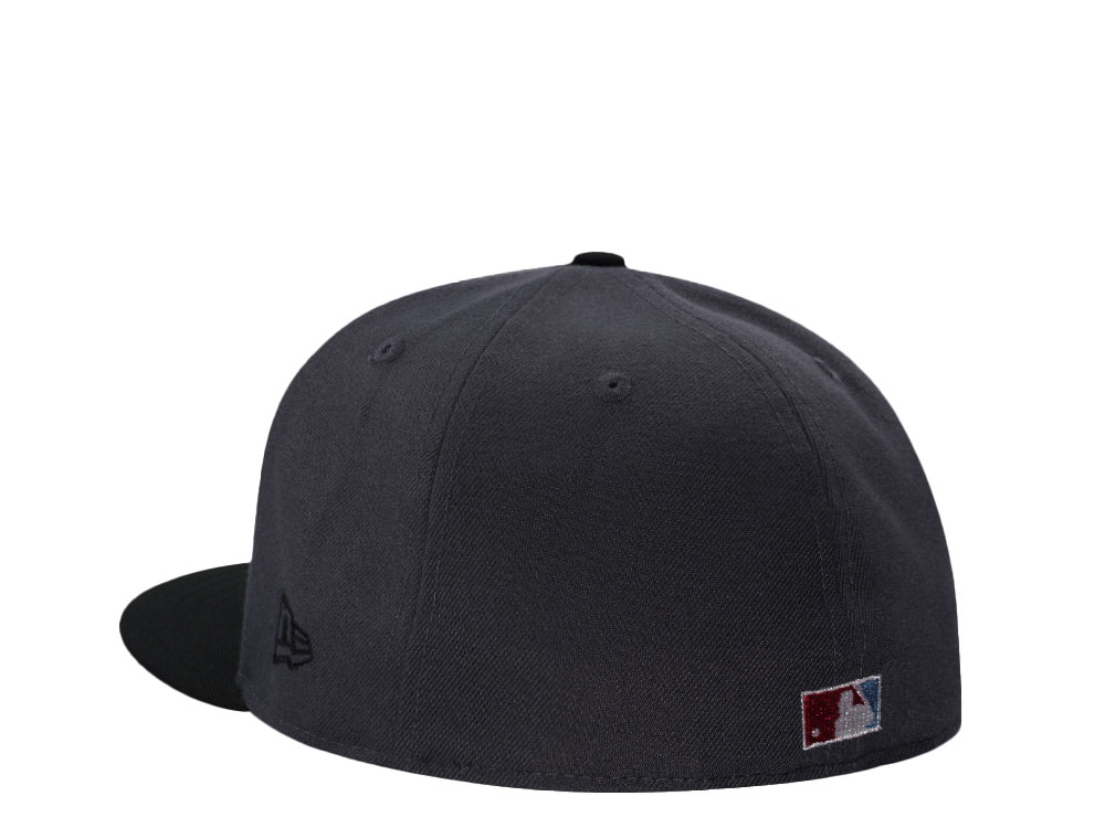 New Era Anaheim Angels 50th Anniversary Dark Gray Two Tone Edition 59Fifty Fitted Cap