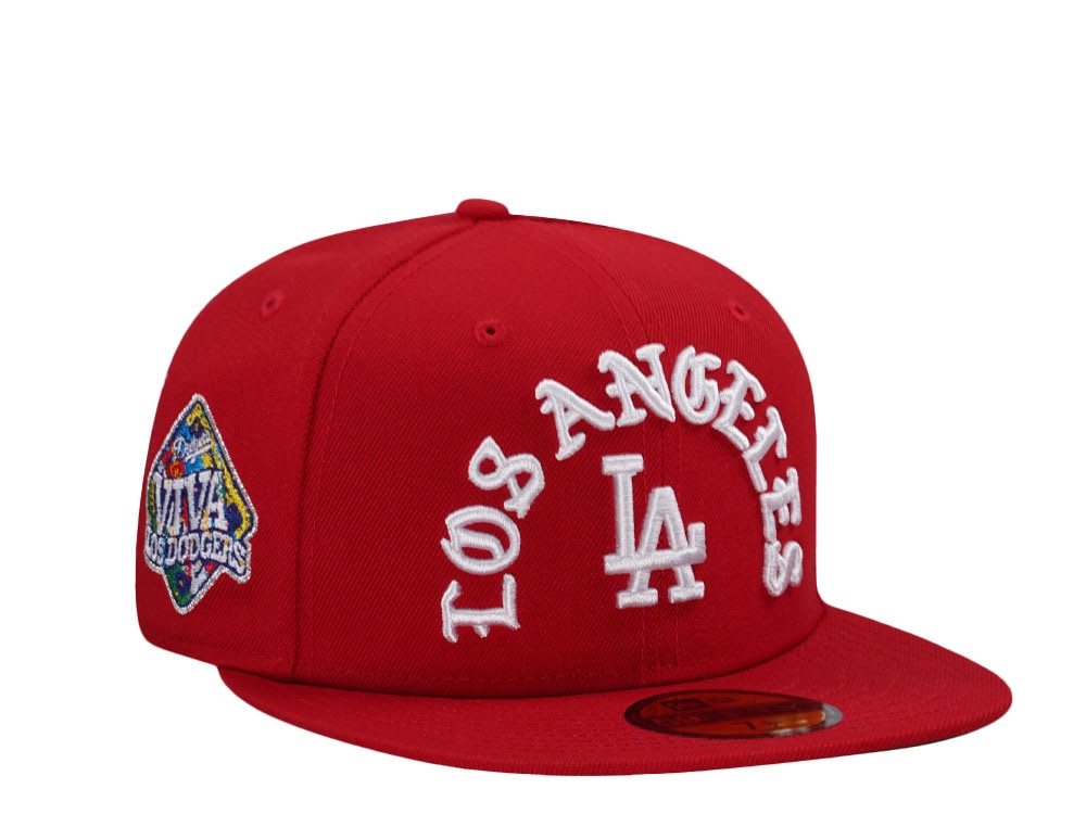 New Era Los Angeles Dodgers Viva Los Dodgers Red Prime Edition 59Fifty Fitted Cap