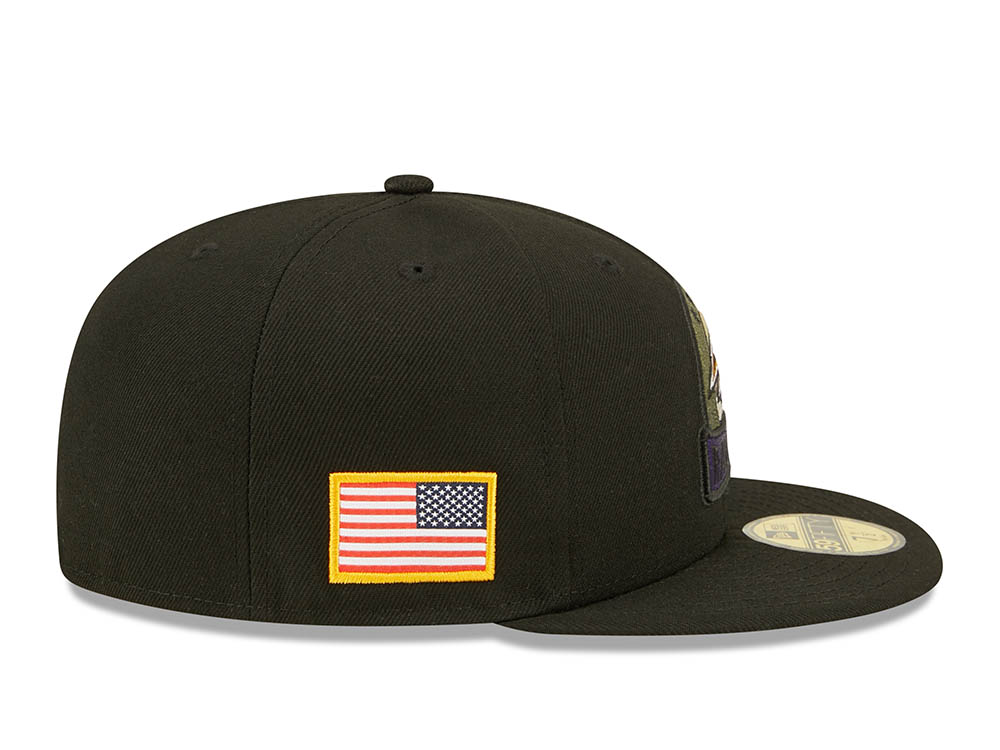New Era Baltimore Ravens Salute to Service 2022 Fitted 59Fifty Cap
