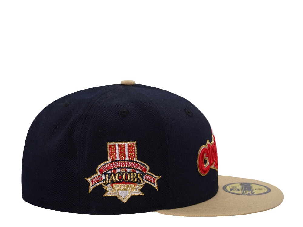 New Era Cleveland Indians 10th Anniversary Jacobs Field Two Tone Edition 59Fifty Fitted Cap