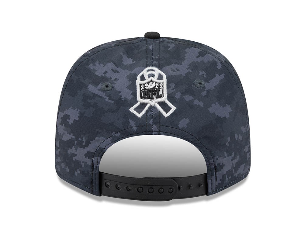 New Era Atlanta Falcons NFL Salute to Service 2026 Digi Camo Black 9Seventy Stretch Snapback Cap