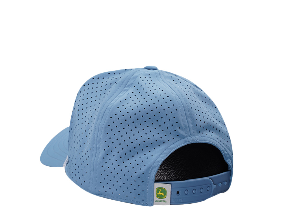 John Deere Nylon Rope Golf Indigo Trucker Snapback Cap