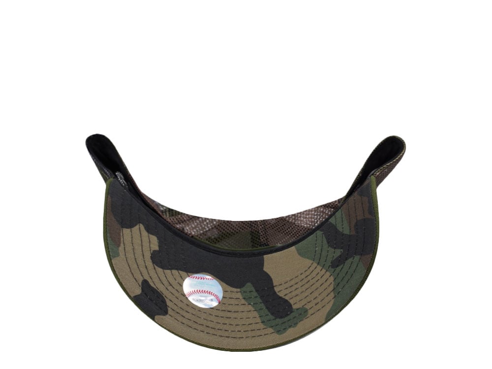 New Era New York Yankees Camo Prime Trucker Edition 9Forty A Frame Snapback Cap