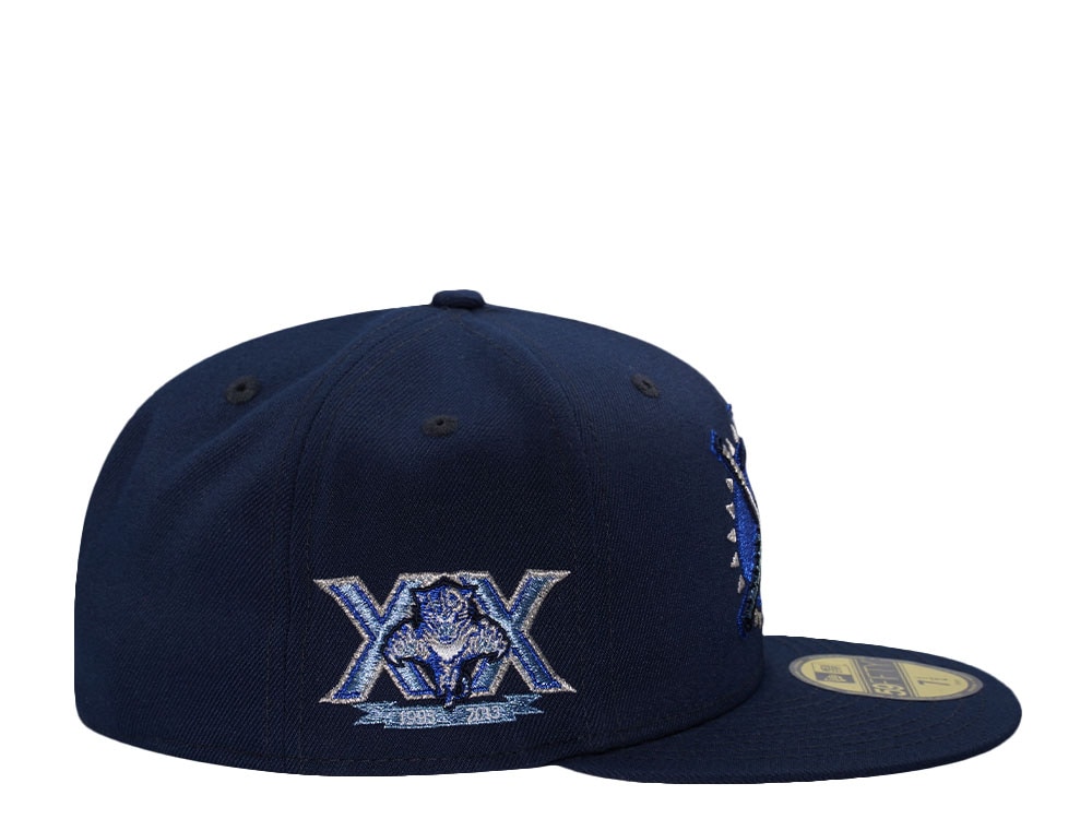 New Era Florida Panthers 20th Anniversary Ocean Blue Prime Edition 59Fifty Fitted Cap
