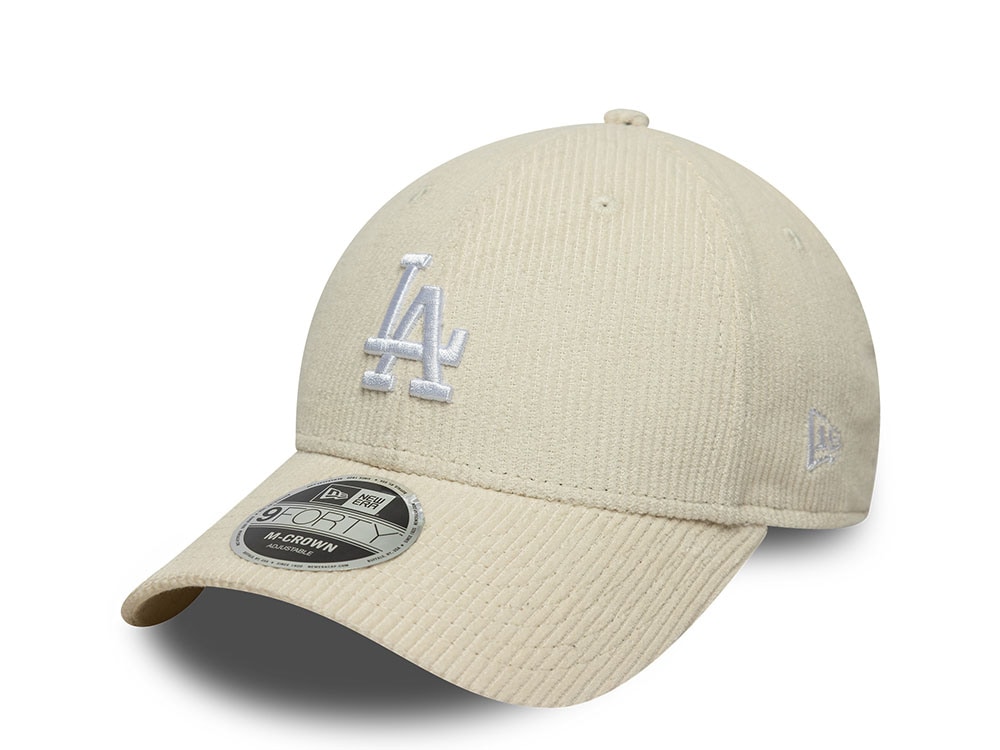 New Era Los Angeles Dodgers White Cord 9Forty M Crown Snapback Cap