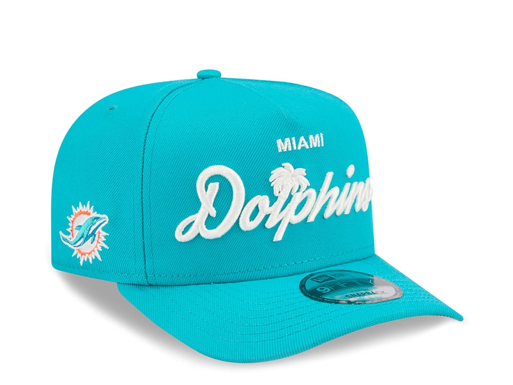 New Era Miami Dolphins Local Play 9Fifty A Frame Snapback Cap