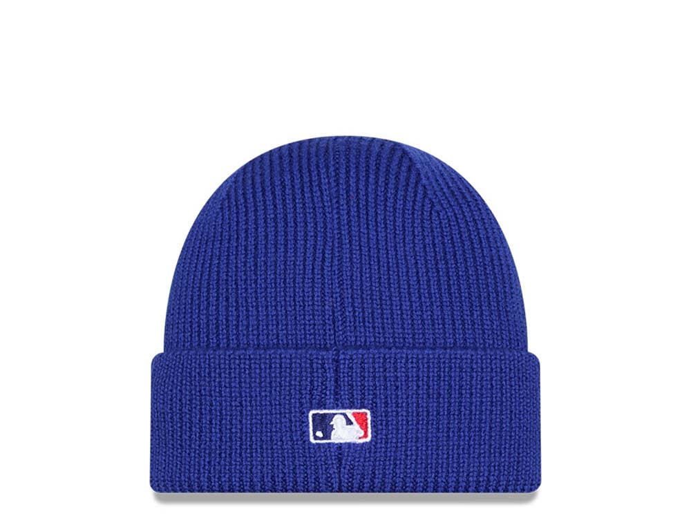 New Era Los Angeles Dodgers Skull Knit Blue Mütze