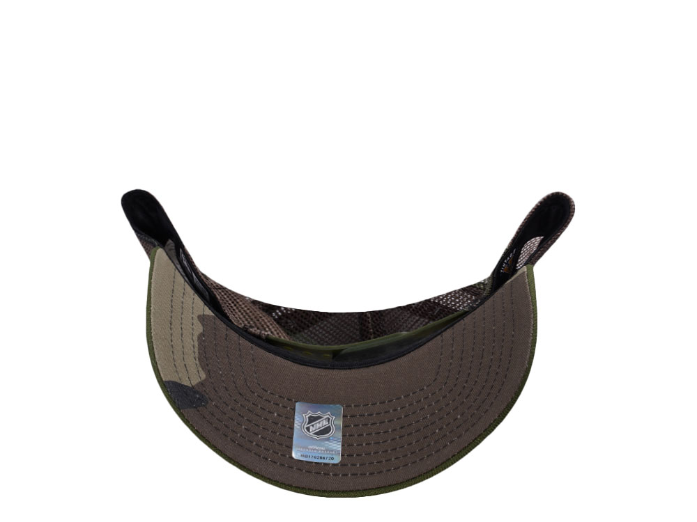 New Era Seattle Seahawks Green Camo Trucker Edition 9Forty A Frame Snapback Cap