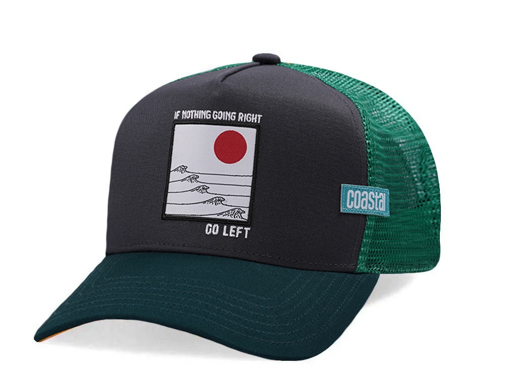 Djinns HFT Go Left Charcoal Coastal Edition Trucker Snapback Cap
