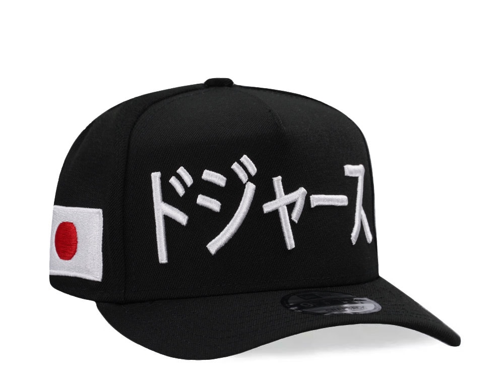 New Era Los Angeles Dodgers Kanji Japan Black Prime Edition 9Fifty A Frame Snapback Cap